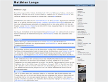 Tablet Screenshot of matze-lange.de